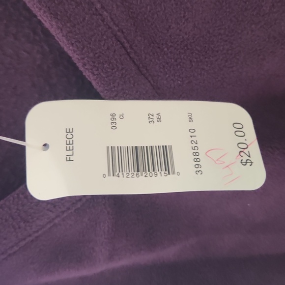 Great Northwest Purple Long Sleeve Fleece Shirt Under Shirt Womens Size Medium - Picture 4 of 4